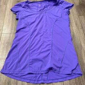Zella Short Sleeve Top in Vibrant Purple